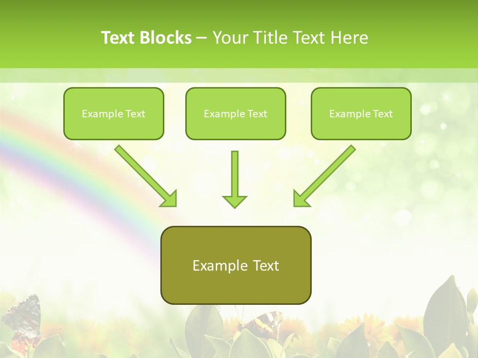 Spring Pretty Tropic PowerPoint Template