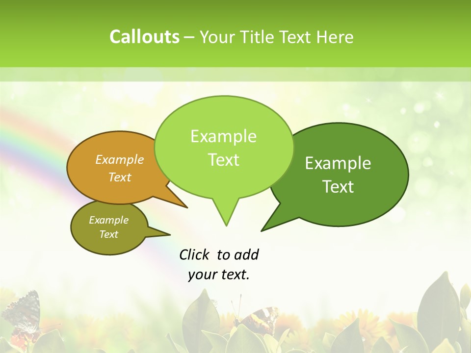 Spring Pretty Tropic PowerPoint Template