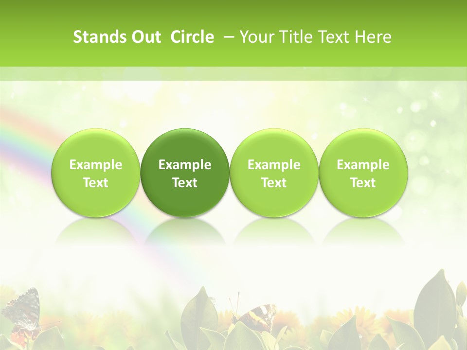 Spring Pretty Tropic PowerPoint Template