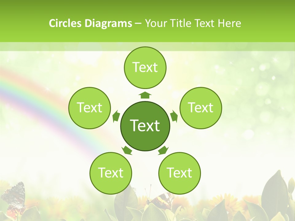 Spring Pretty Tropic PowerPoint Template