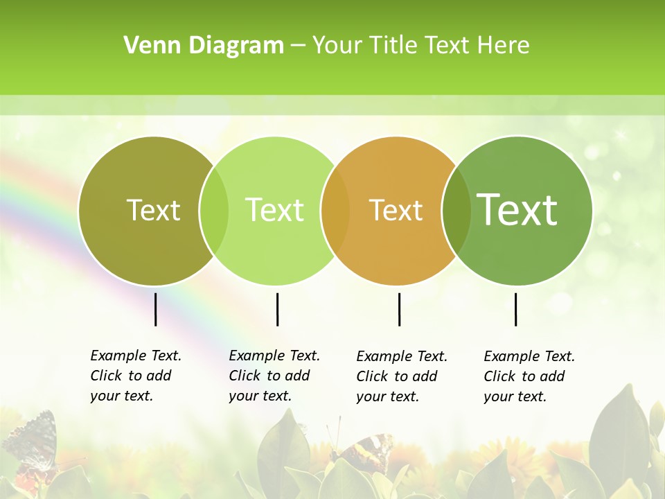 Spring Pretty Tropic PowerPoint Template