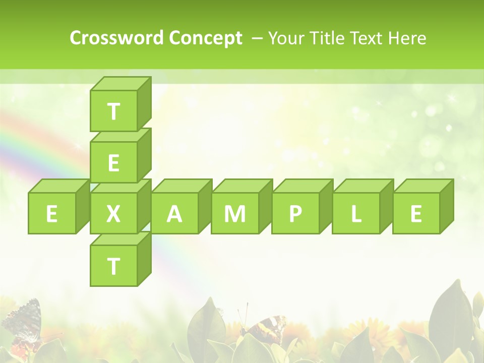 Spring Pretty Tropic PowerPoint Template