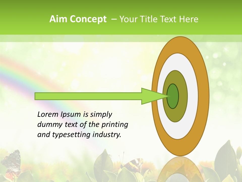 Spring Pretty Tropic PowerPoint Template