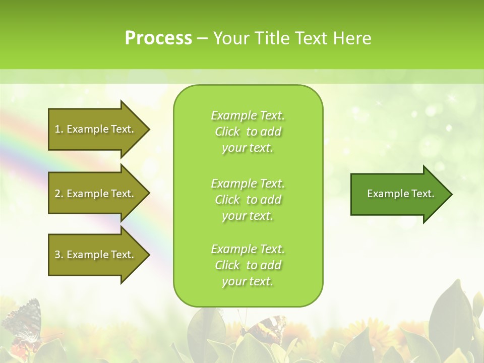 Spring Pretty Tropic PowerPoint Template