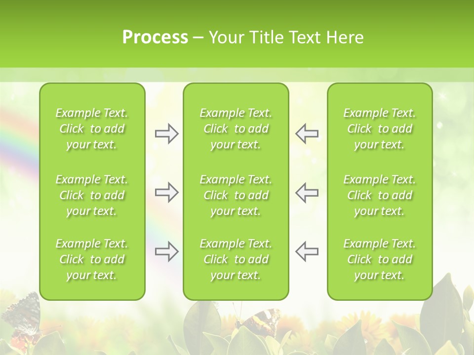 Spring Pretty Tropic PowerPoint Template