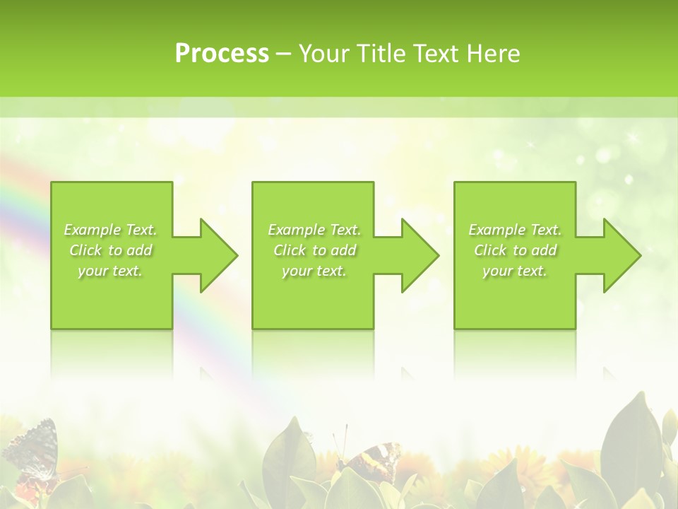 Spring Pretty Tropic PowerPoint Template