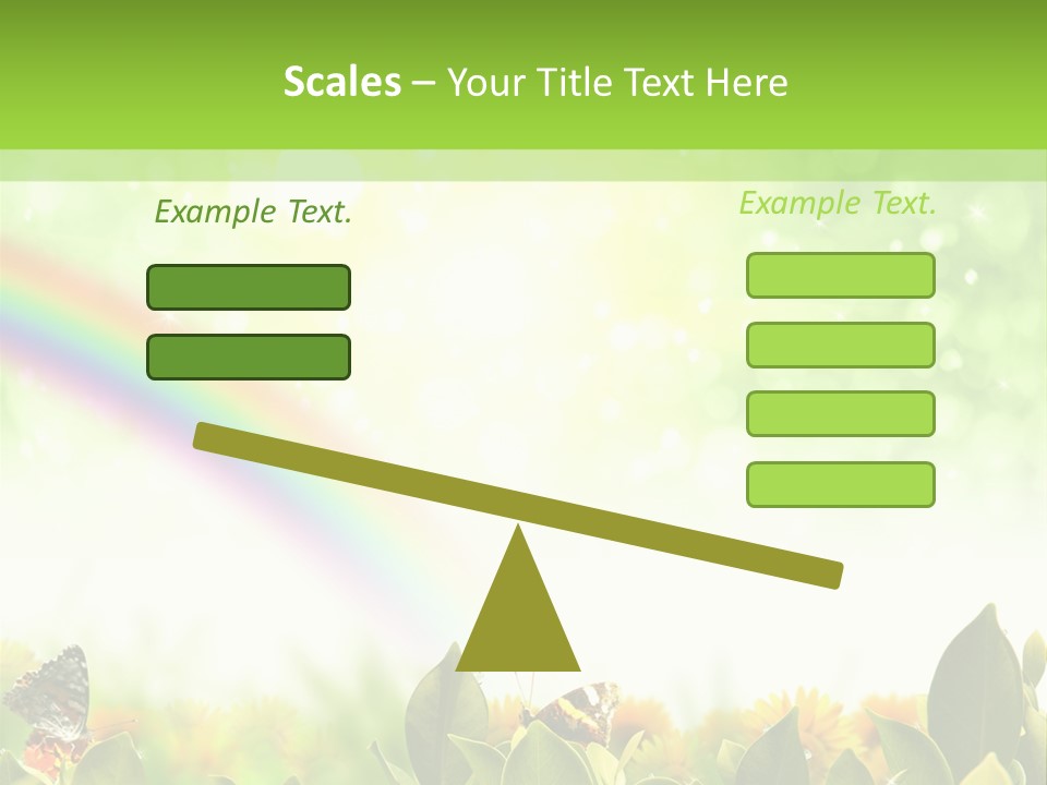 Spring Pretty Tropic PowerPoint Template