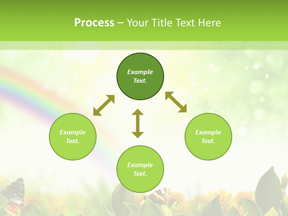 Spring Pretty Tropic PowerPoint Template