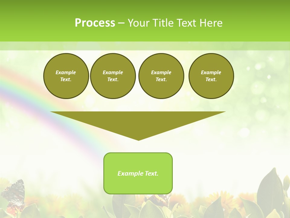 Spring Pretty Tropic PowerPoint Template