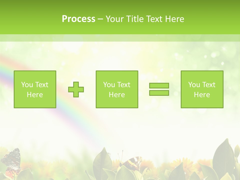 Spring Pretty Tropic PowerPoint Template