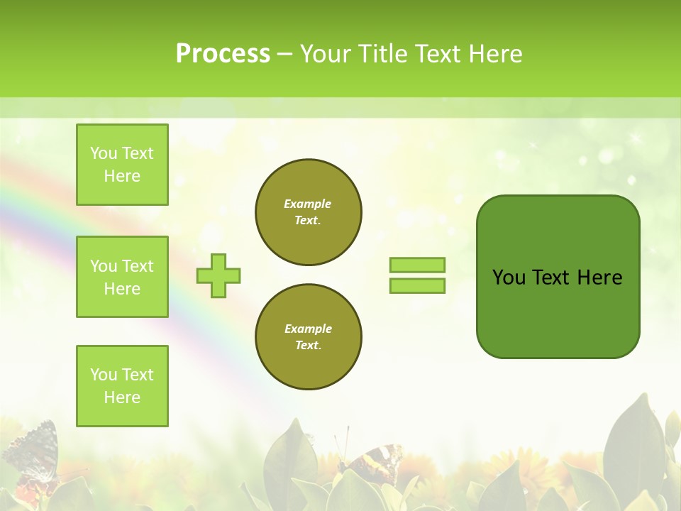 Spring Pretty Tropic PowerPoint Template