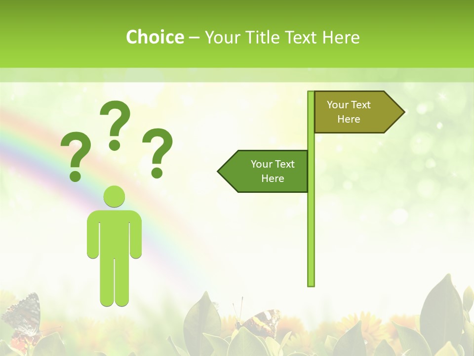 Spring Pretty Tropic PowerPoint Template