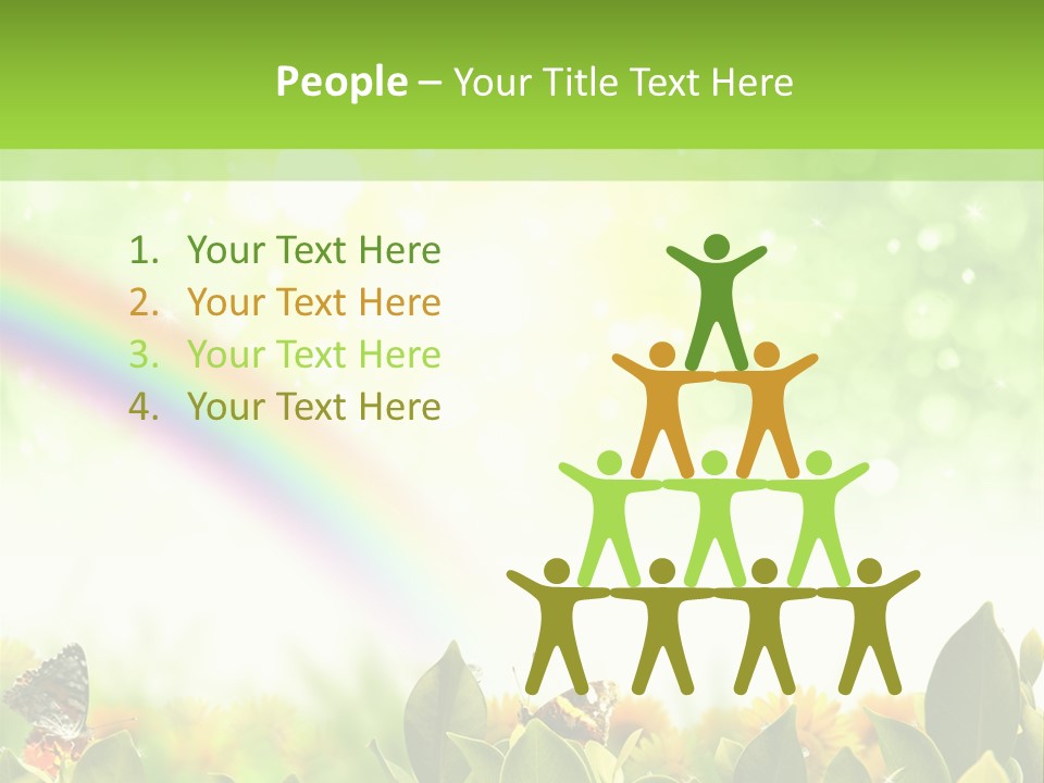 Spring Pretty Tropic PowerPoint Template