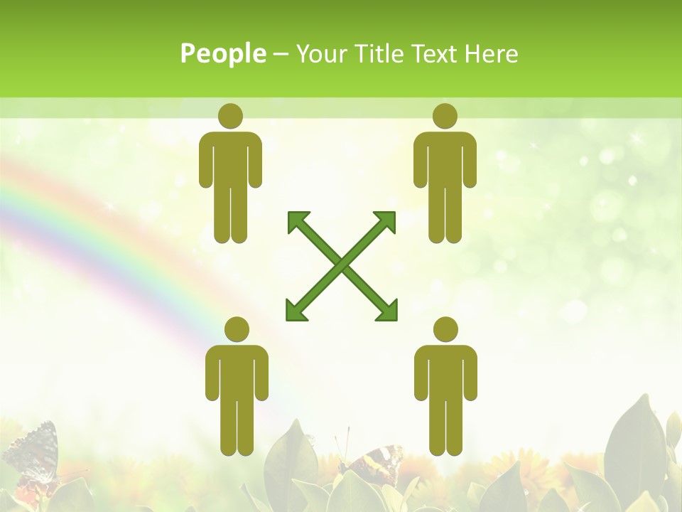 Spring Pretty Tropic PowerPoint Template