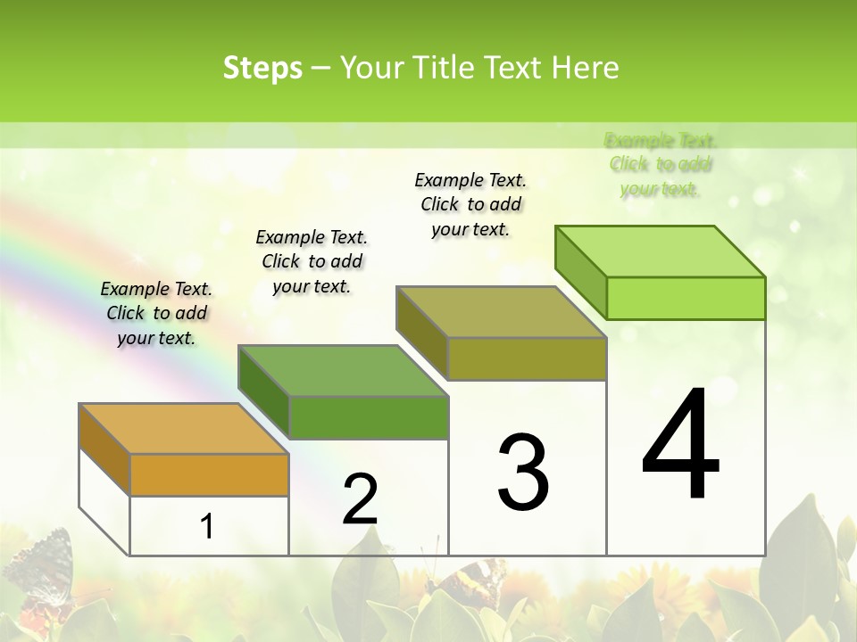 Spring Pretty Tropic PowerPoint Template