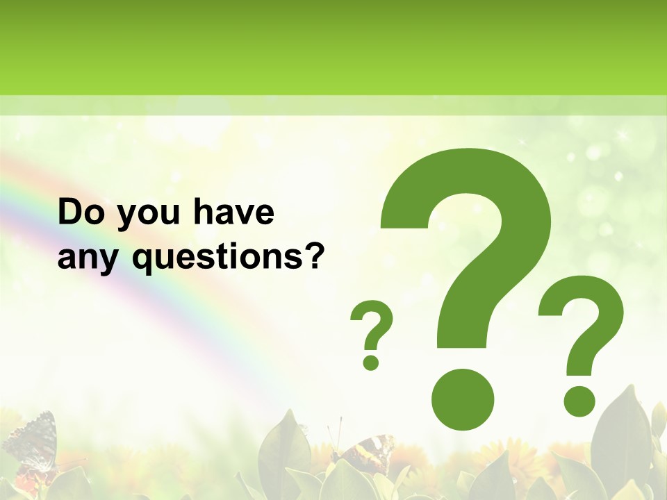 Spring Pretty Tropic PowerPoint Template