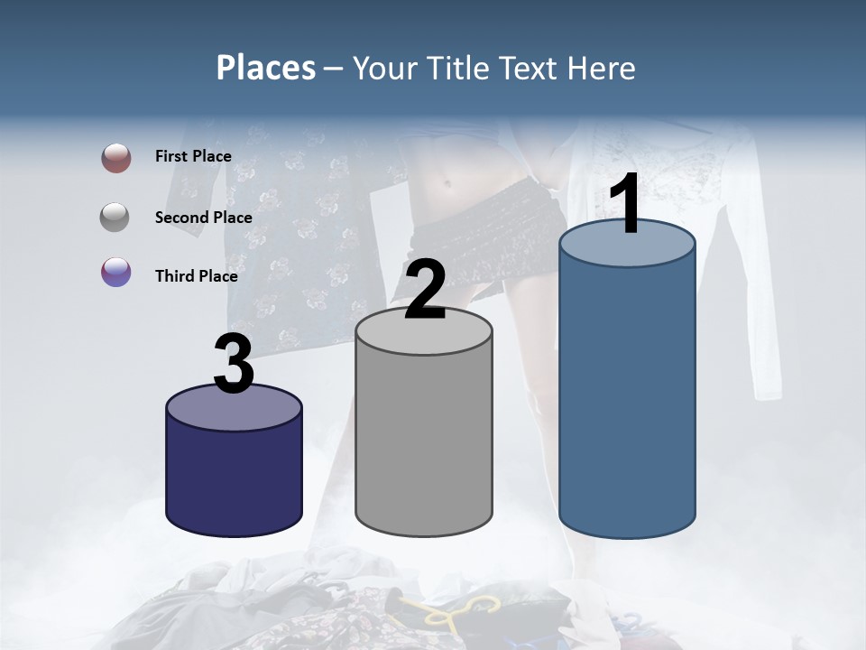 Lovely Smile Brunette PowerPoint Template