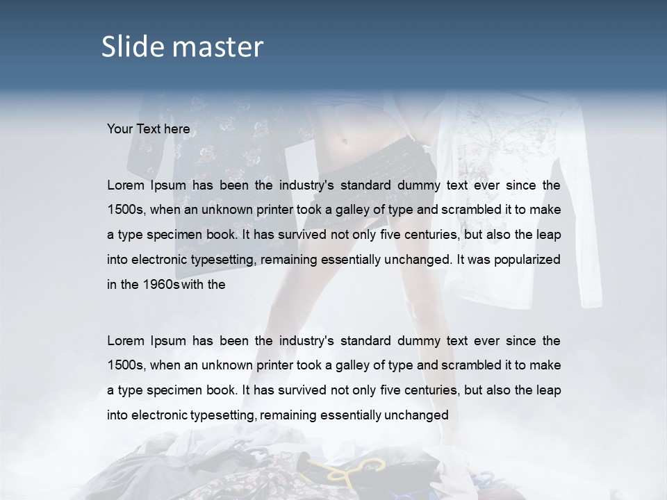 Lovely Smile Brunette PowerPoint Template