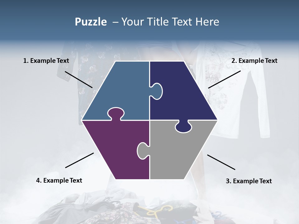 Lovely Smile Brunette PowerPoint Template