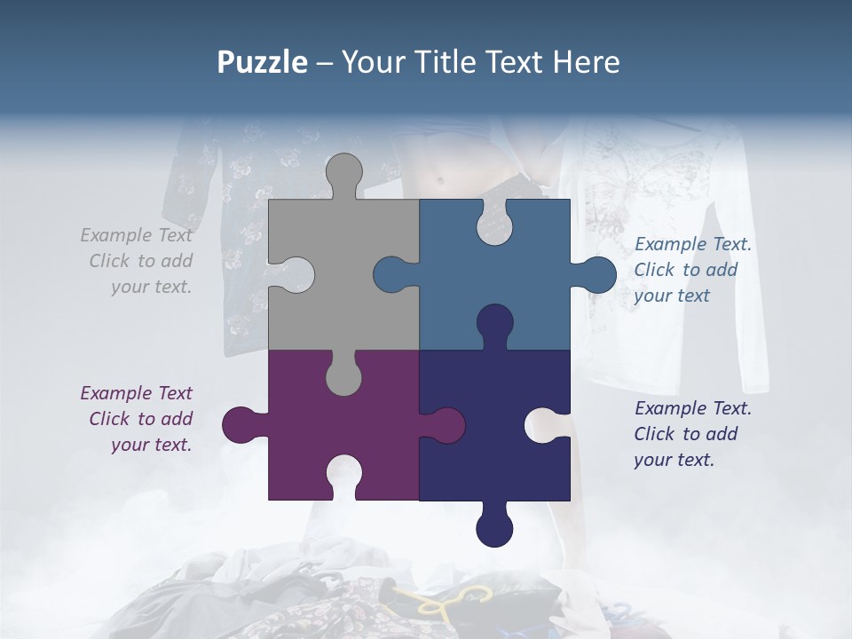 Lovely Smile Brunette PowerPoint Template