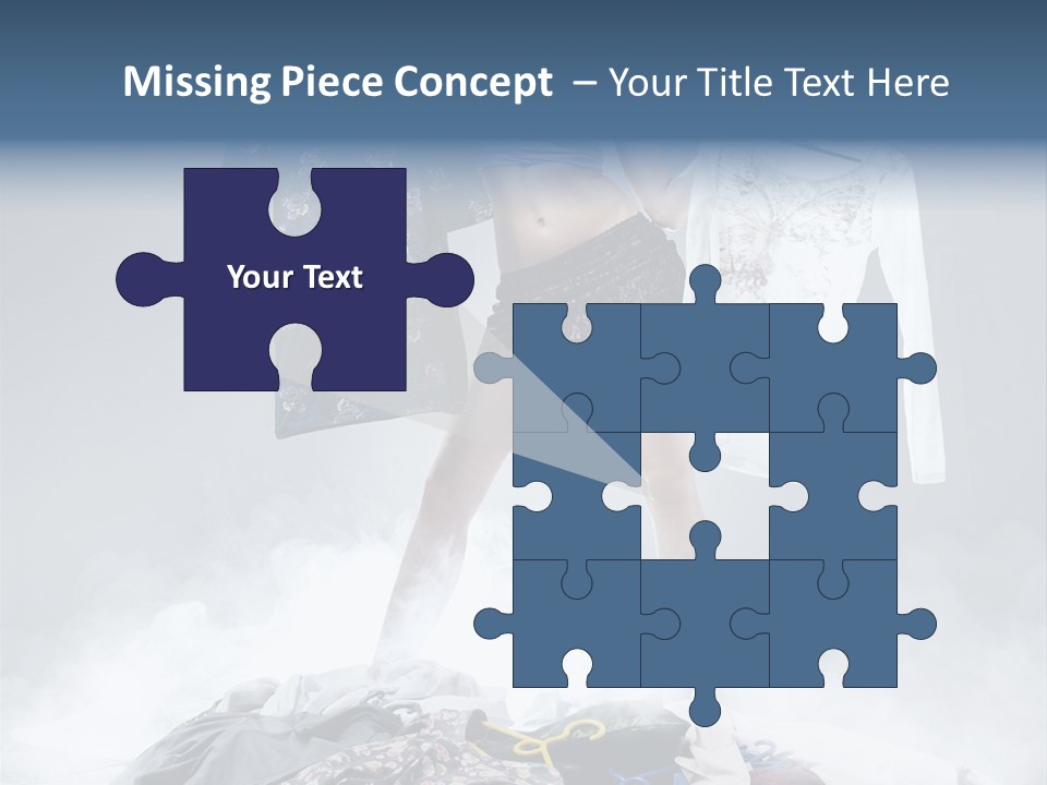 Lovely Smile Brunette PowerPoint Template