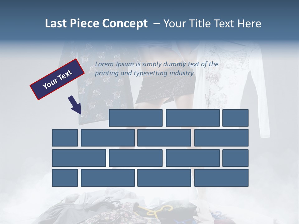 Lovely Smile Brunette PowerPoint Template