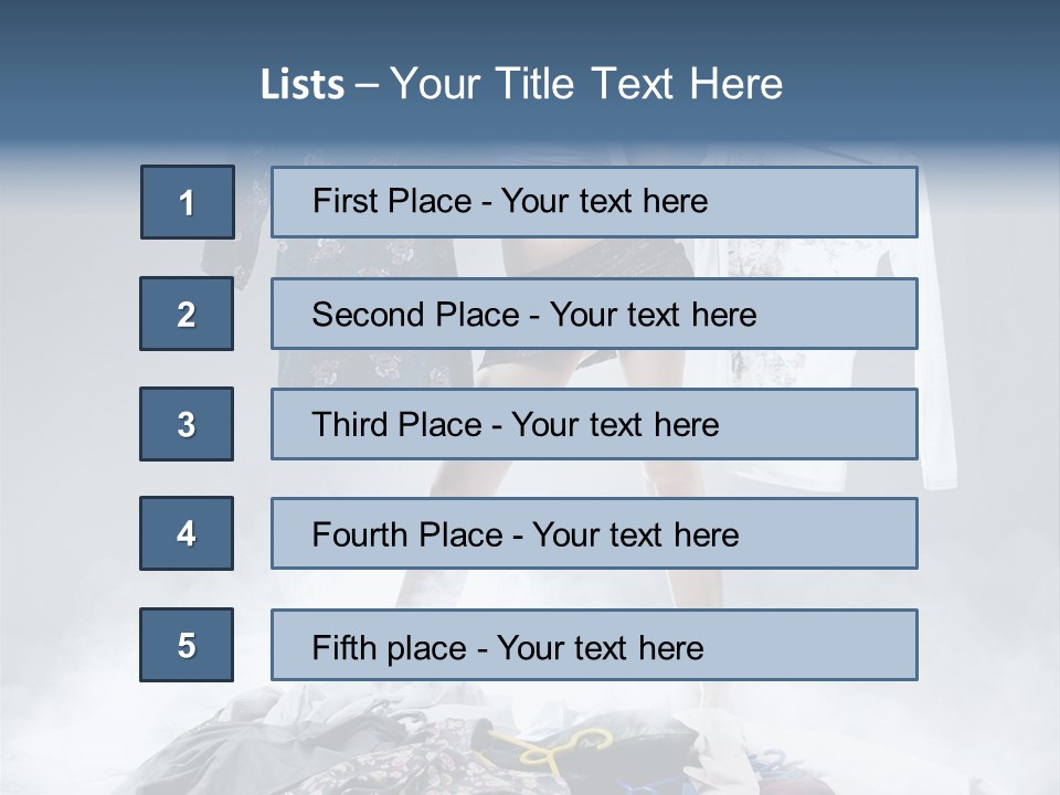 Lovely Smile Brunette PowerPoint Template