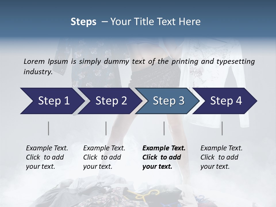 Lovely Smile Brunette PowerPoint Template