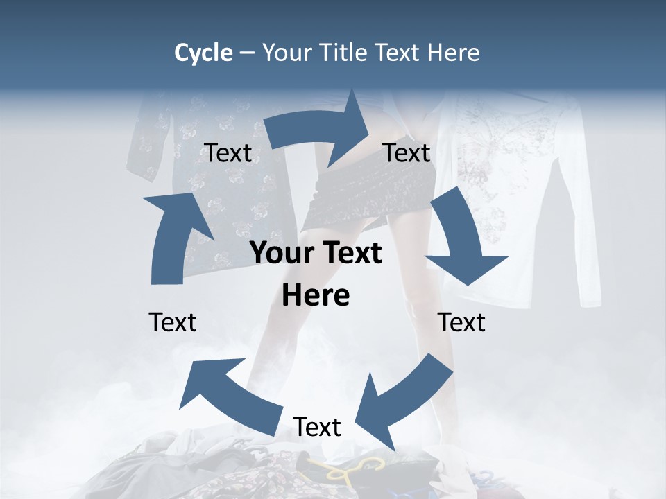 Lovely Smile Brunette PowerPoint Template