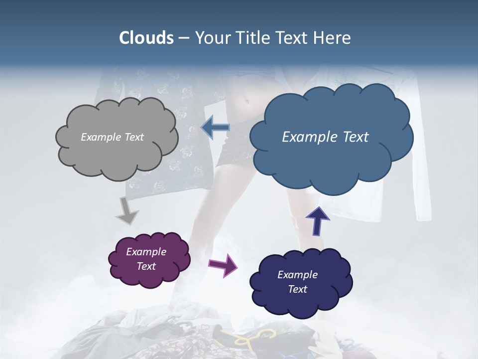 Lovely Smile Brunette PowerPoint Template