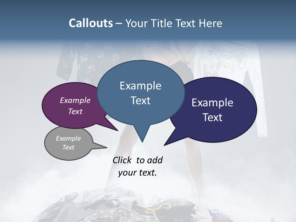 Lovely Smile Brunette PowerPoint Template