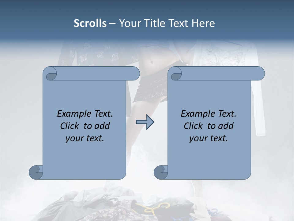 Lovely Smile Brunette PowerPoint Template