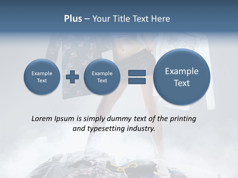 Lovely Smile Brunette PowerPoint Template