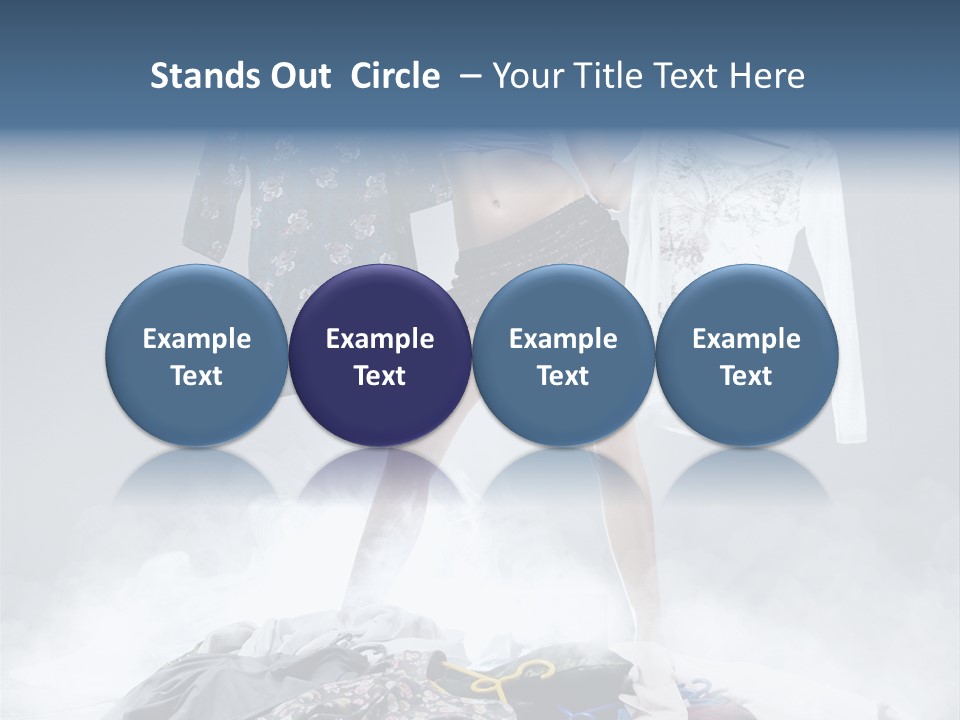 Lovely Smile Brunette PowerPoint Template