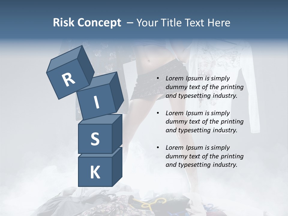 Lovely Smile Brunette PowerPoint Template