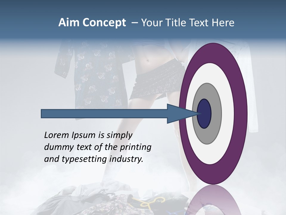 Lovely Smile Brunette PowerPoint Template