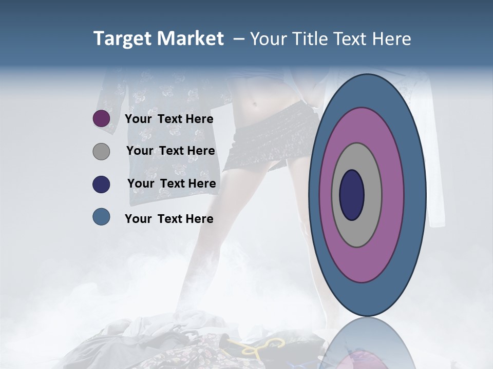 Lovely Smile Brunette PowerPoint Template