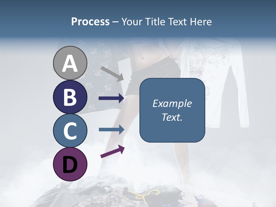 Lovely Smile Brunette PowerPoint Template