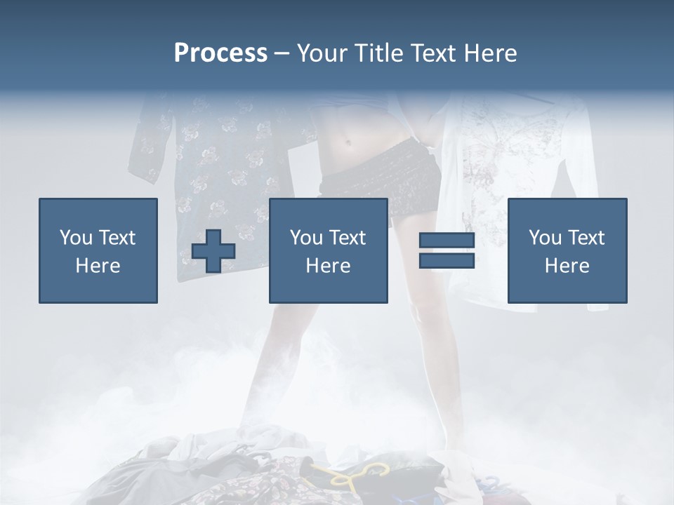 Lovely Smile Brunette PowerPoint Template