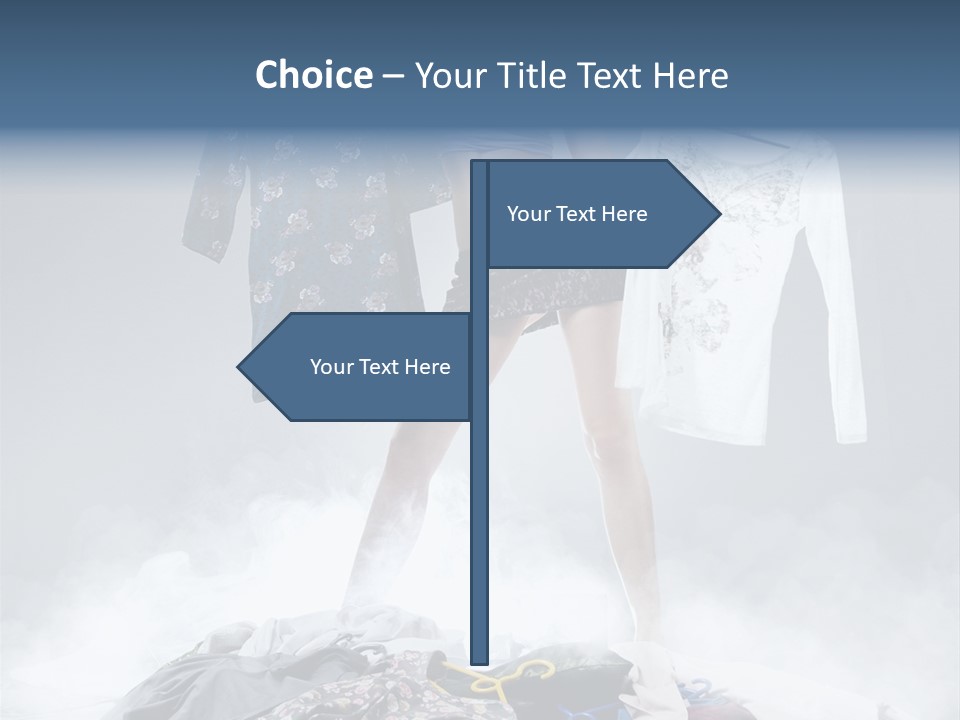 Lovely Smile Brunette PowerPoint Template