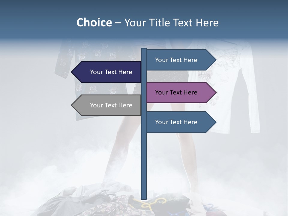 Lovely Smile Brunette PowerPoint Template