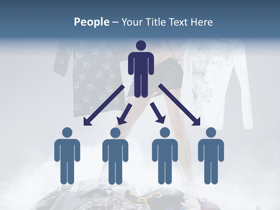 Lovely Smile Brunette PowerPoint Template