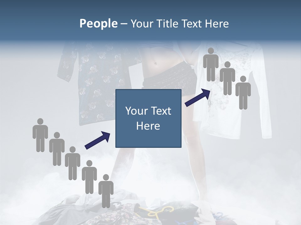 Lovely Smile Brunette PowerPoint Template