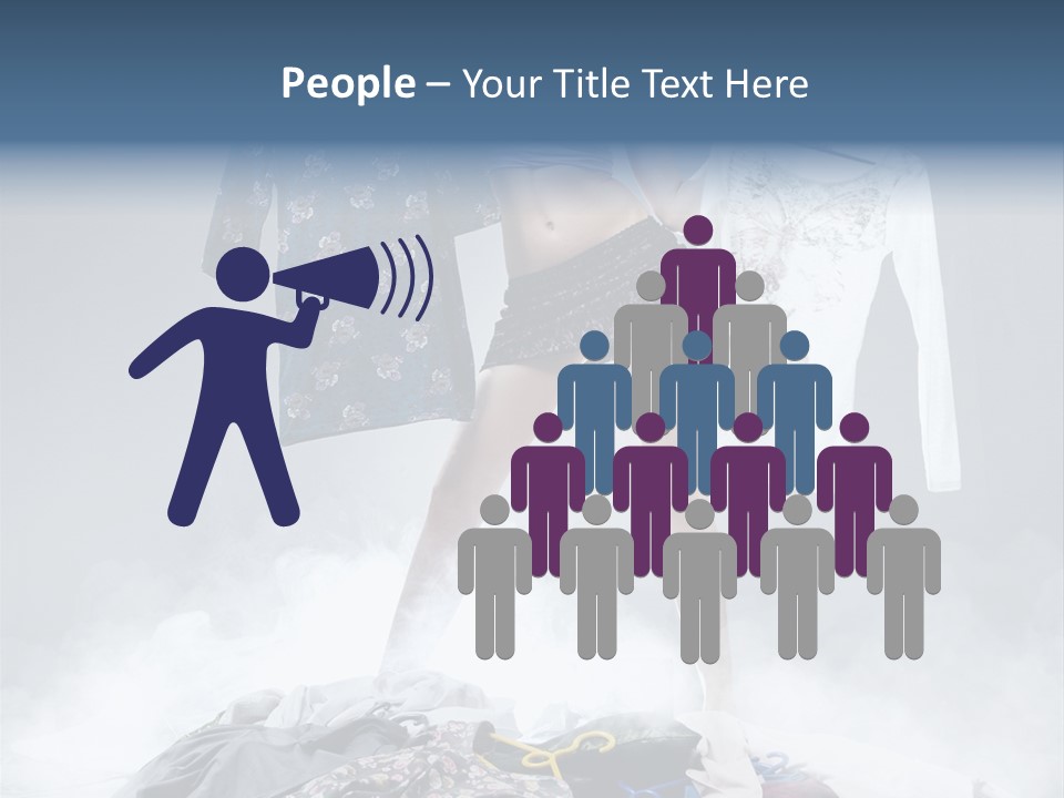 Lovely Smile Brunette PowerPoint Template