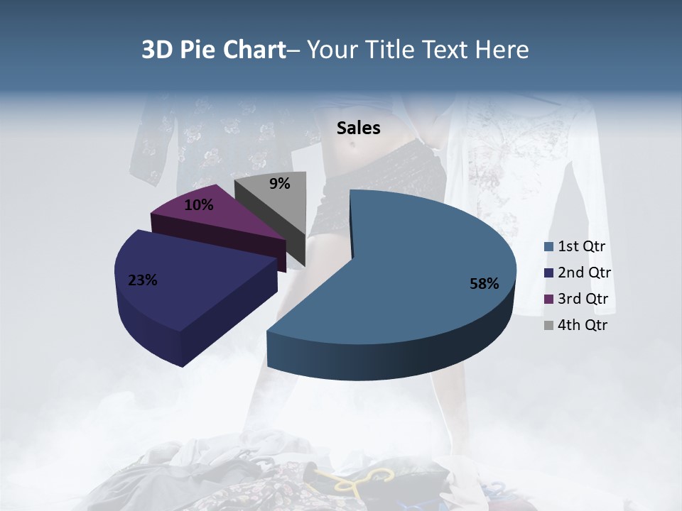 Lovely Smile Brunette PowerPoint Template