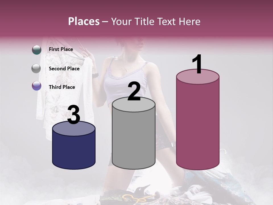 Chosing Fashionable Spend PowerPoint Template