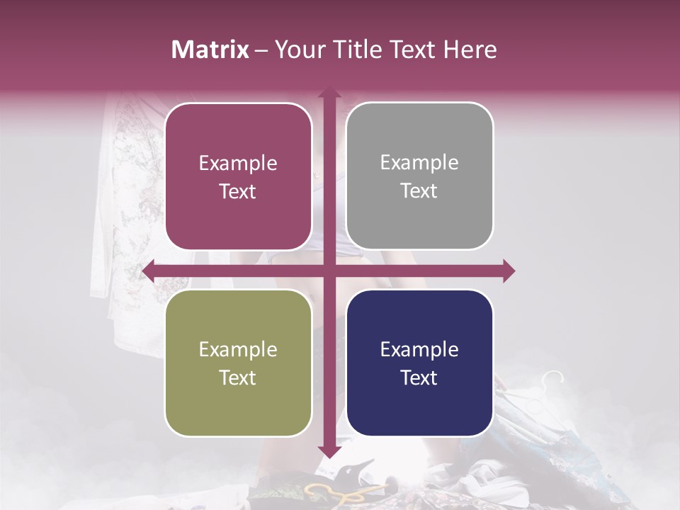 Chosing Fashionable Spend PowerPoint Template