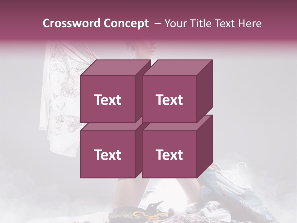 Chosing Fashionable Spend PowerPoint Template