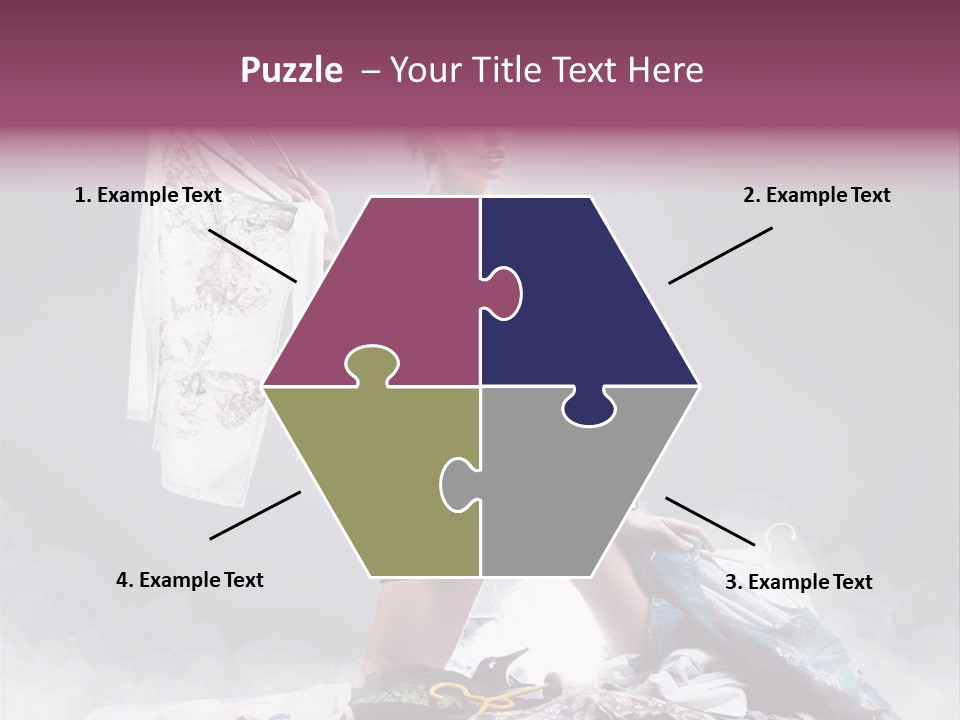 Chosing Fashionable Spend PowerPoint Template