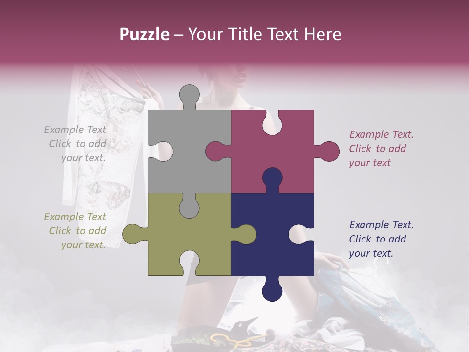 Chosing Fashionable Spend PowerPoint Template